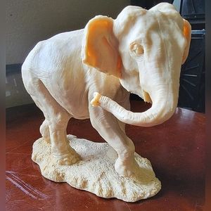 Large Marble Elephant Statue